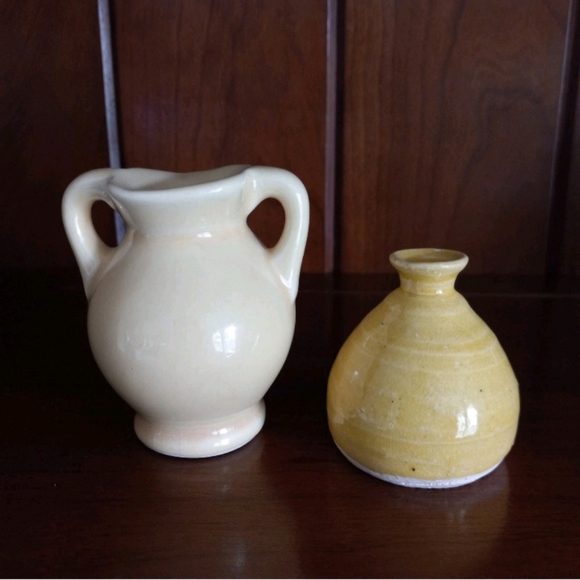 Handmade Multicolor Pottery Mini Vase Mixed Lot Mokiware Clay Ceramic - Picture 11 of 16